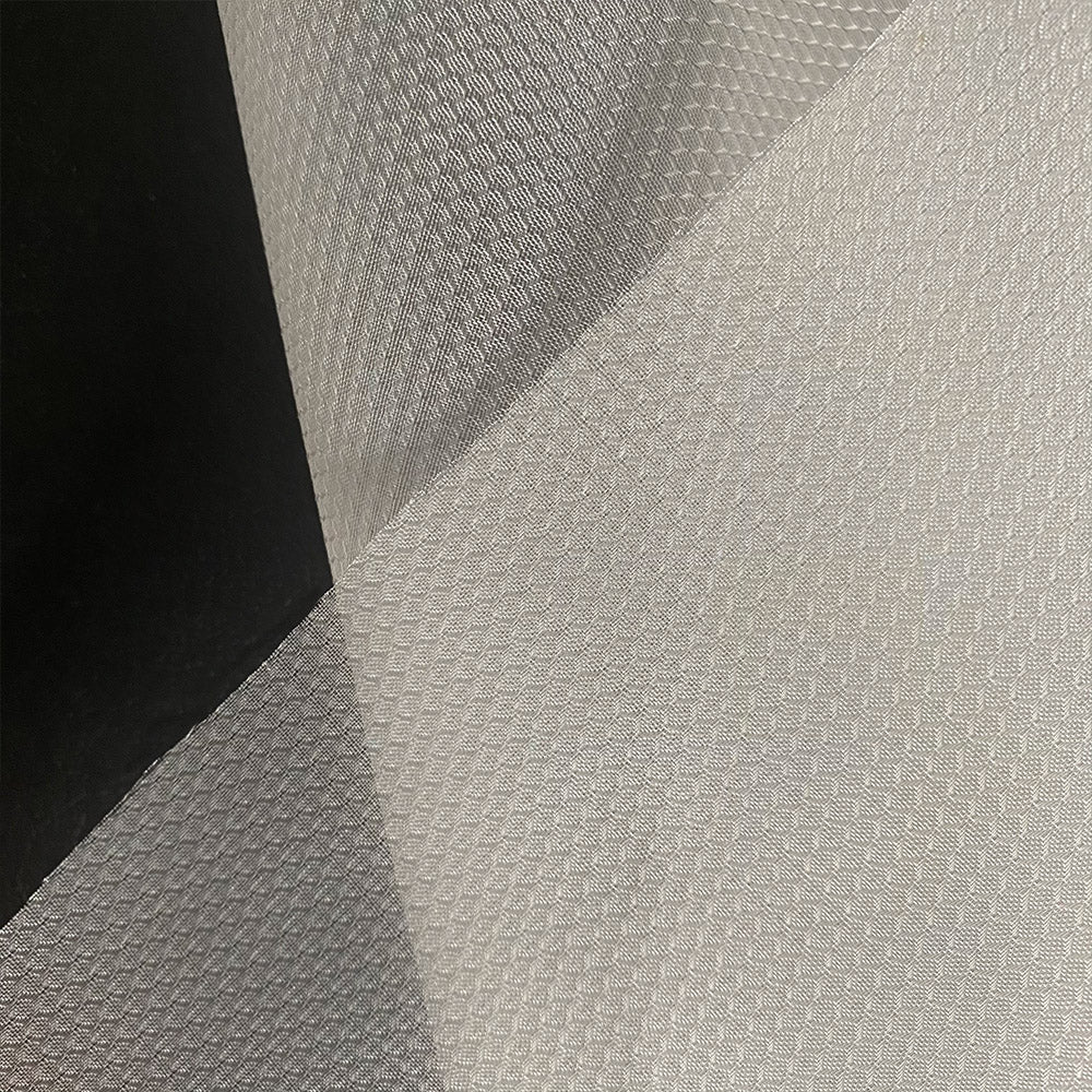 Jacquard Nylon Mesh For Shoes White